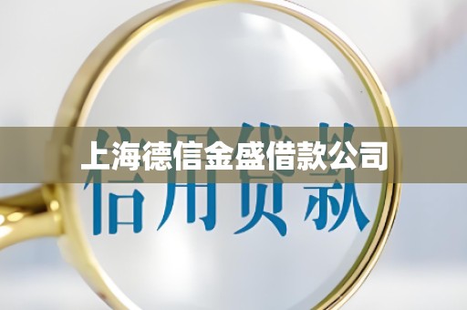 上海德信金盛借款公司 上海德信金盛借款公司